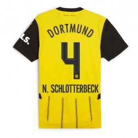 Borussia Dortmund Nico Schlotterbeck #4 Hemmakläder 2024-25 Kortärmad